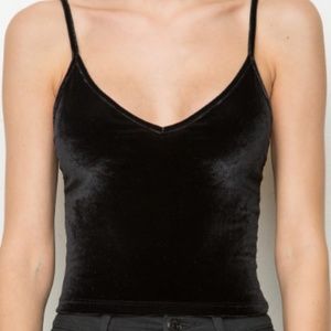 Brandy Melville Joanne Velvet Tank Top